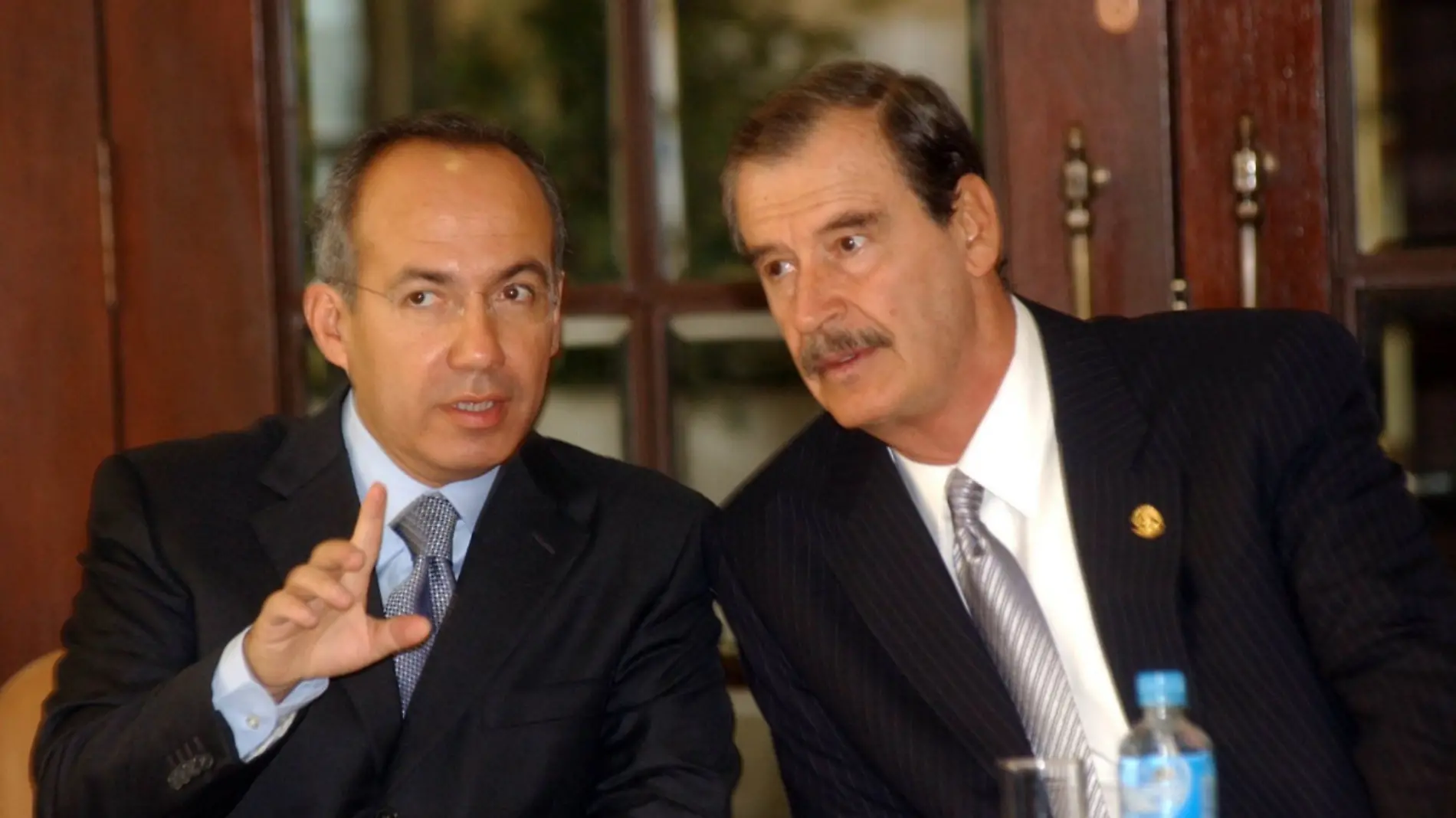 Felipe Calderón y Vicente Fox